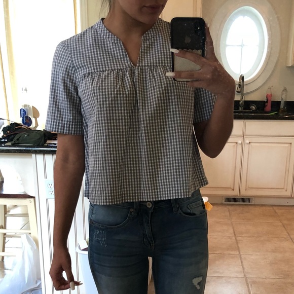 Madewell Gingham Shoreward Top - Picture 3 of 5